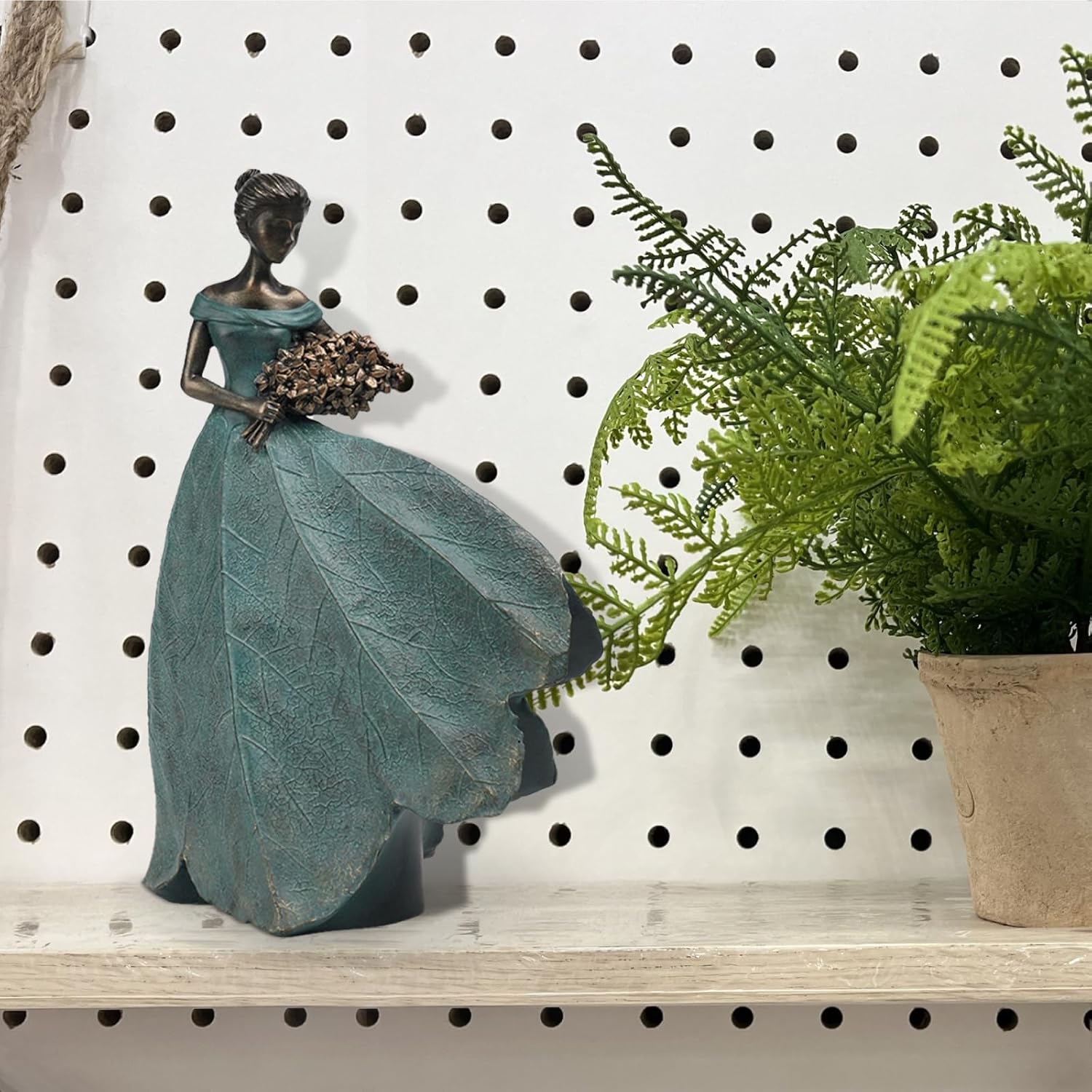 Guichifun Fairy Statue Leaf Angel Girl Home Decor