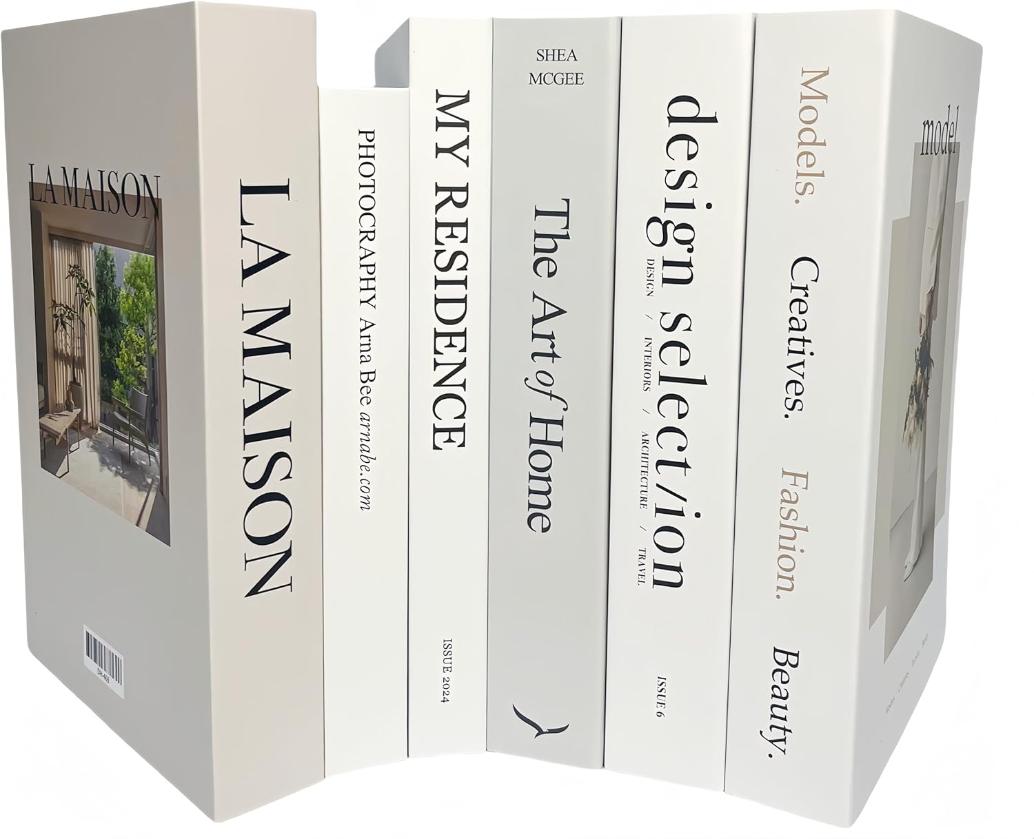 Ediactcyl 6PCS Decorative Fake Books for Home and Office