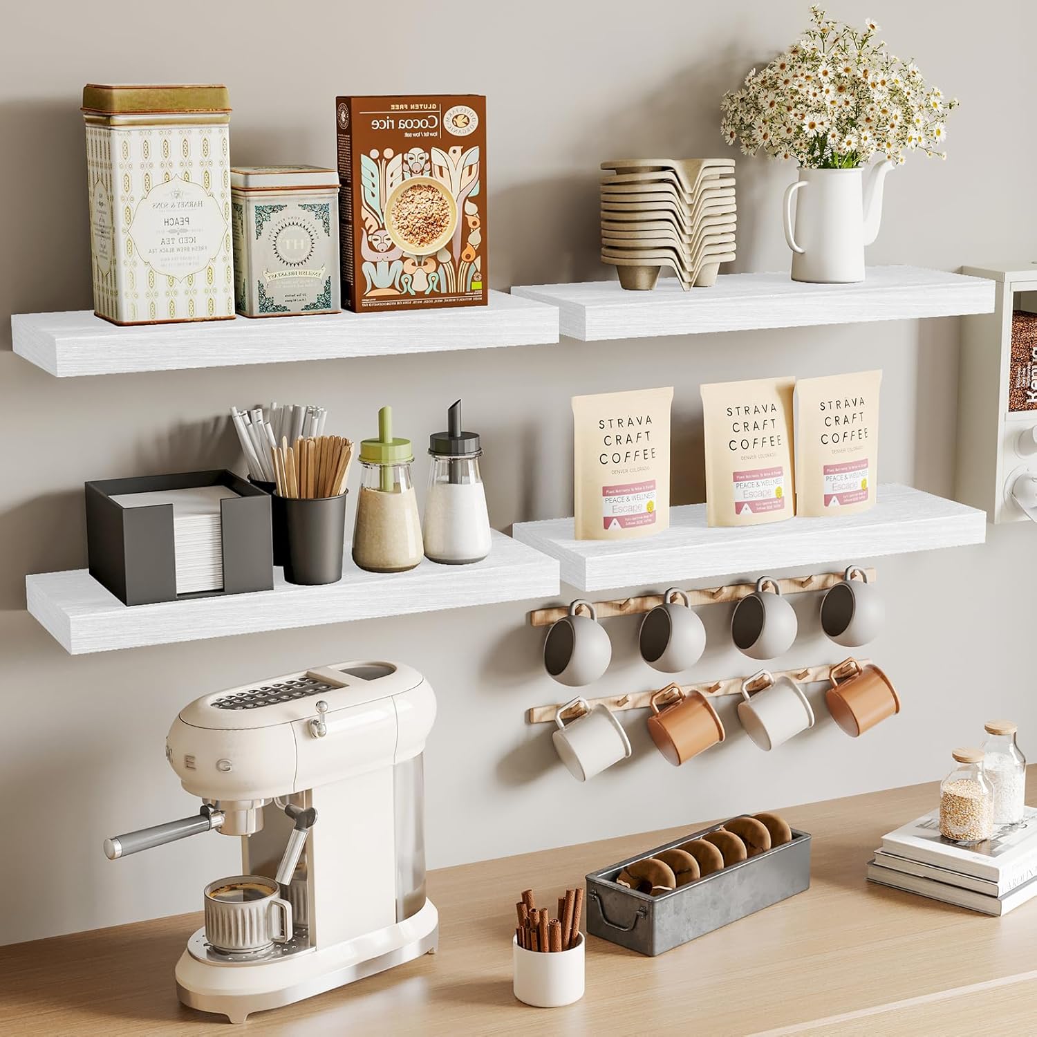 Fixwal 158 In Floating Shelves Set of 4