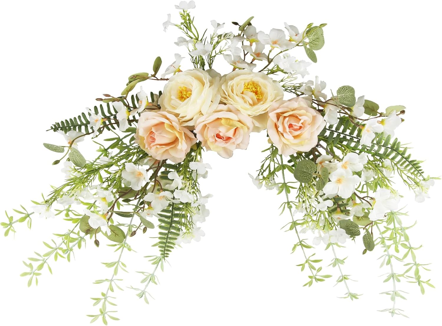 Artificial Peony Swag Arch Door Decor 1968 Inch