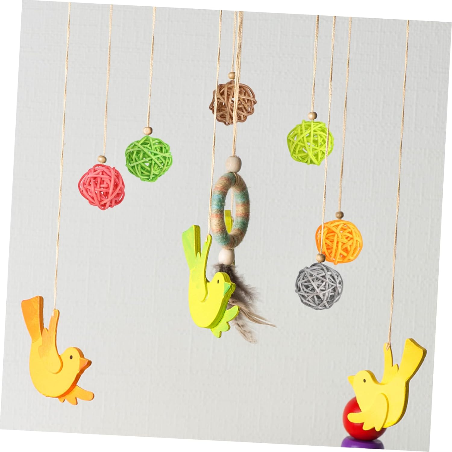 100pcs Colorful Rattan Decorative Balls