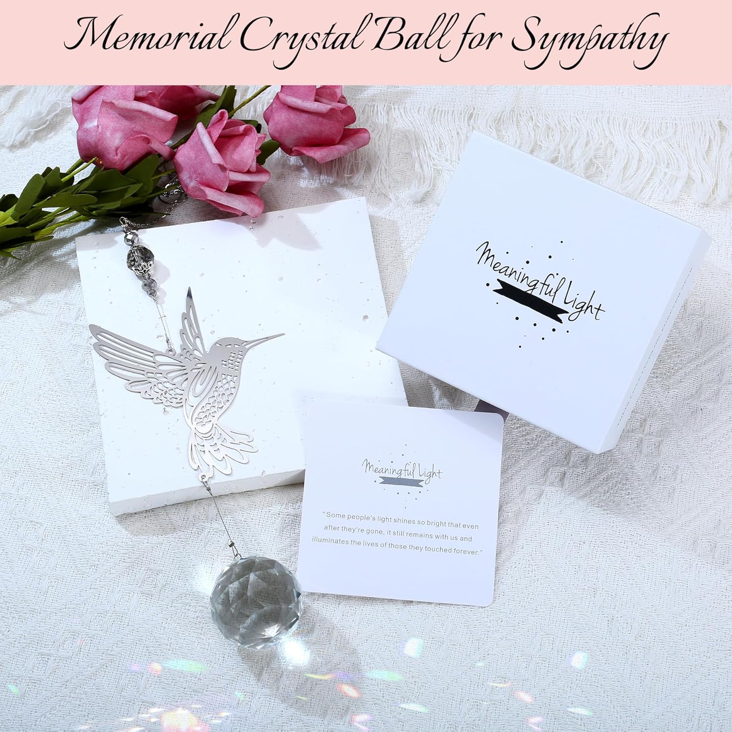 Modern Memorial Gifts - 40mm Crystal Ball Suncatcher