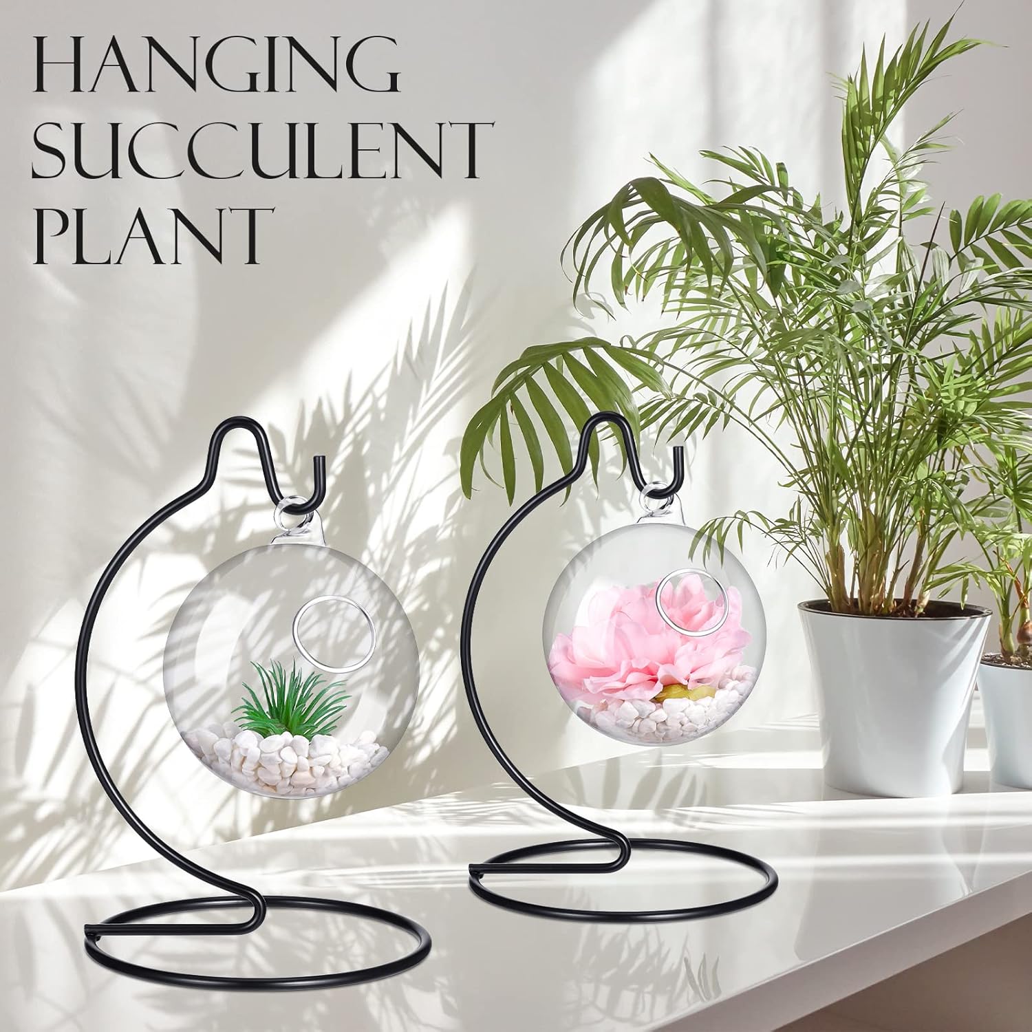 20 Pcs Metal Ornament Display Stand Holder