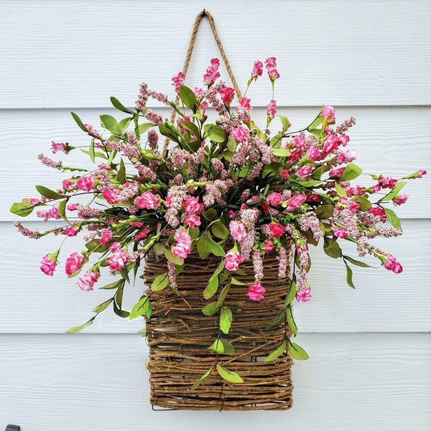 2025 Cream Hydrangea Door Wreath Decor