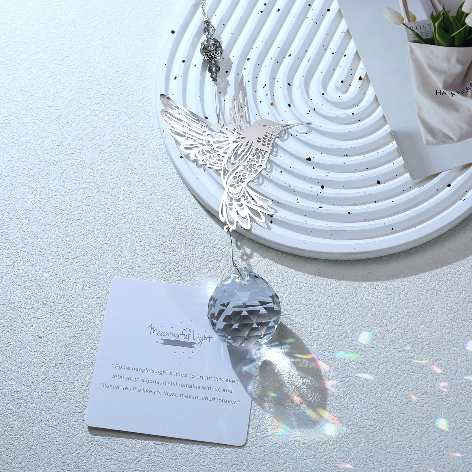 Modern Memorial Gifts - 40mm Crystal Ball Suncatcher