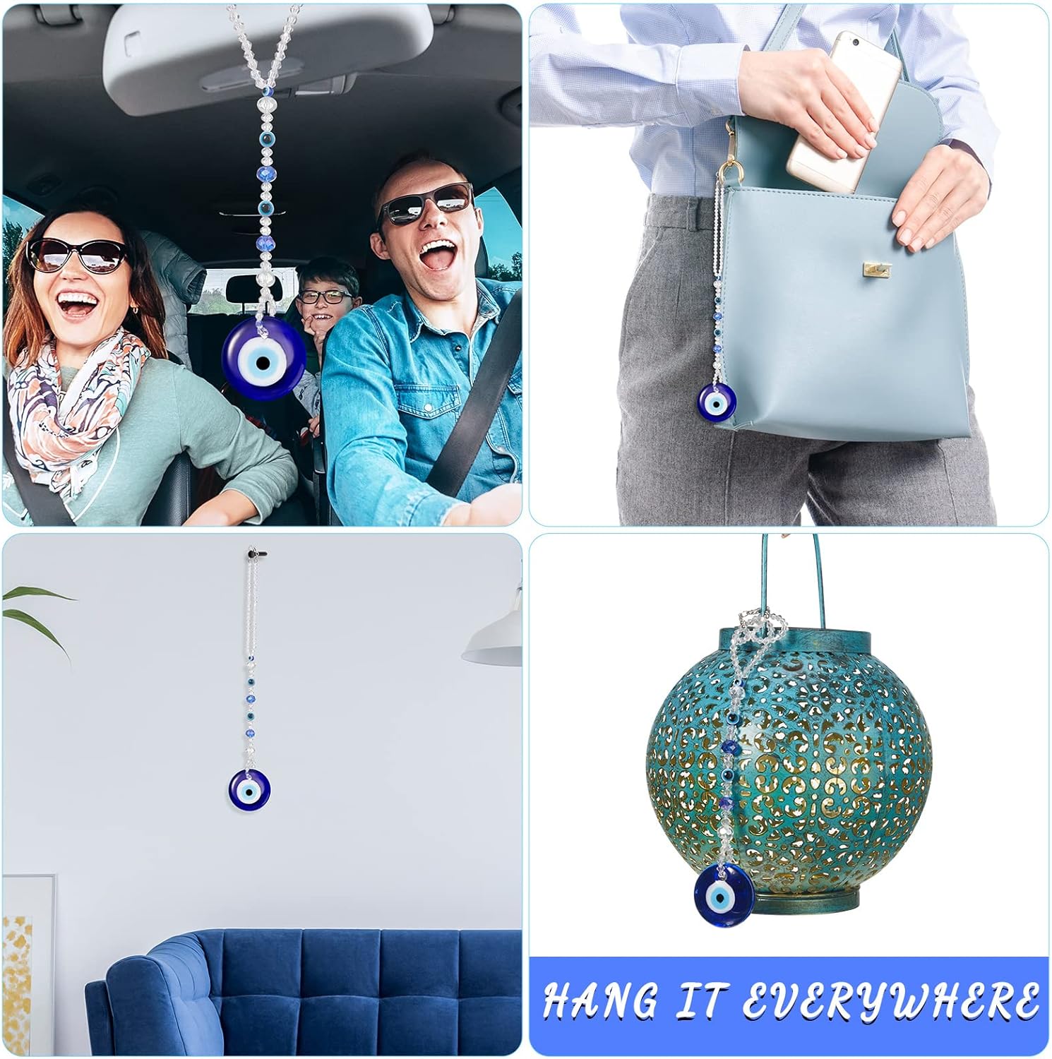 Frienda Evil Eye Hanging Charm Car Decor