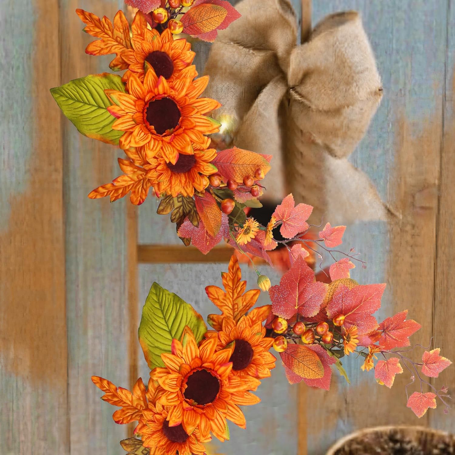 Fall Swag Artificial Flowers for Autumn Decoration