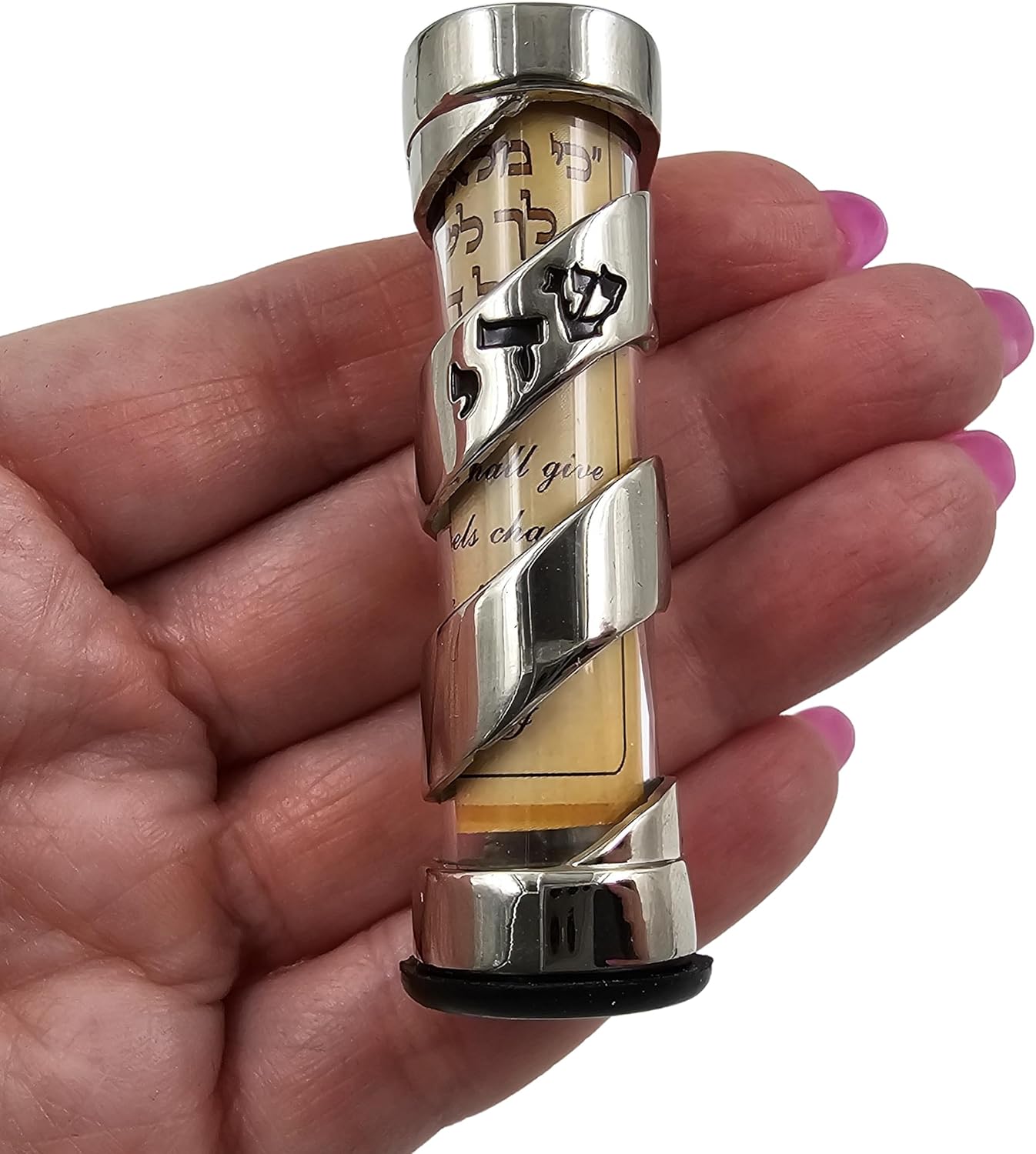Talisman4u Protection Car Mezuzah with Travelers Prayer Scroll