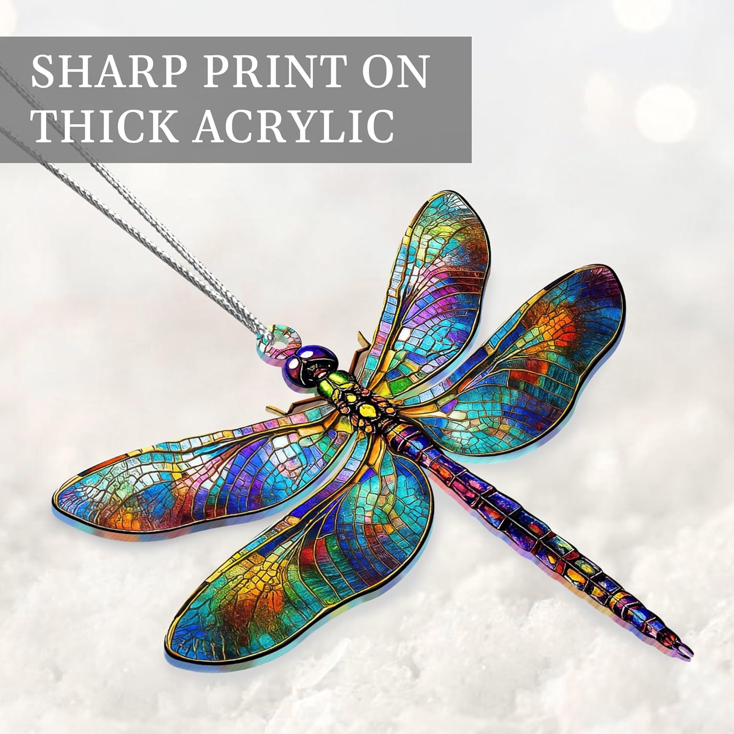 Dragonfly Gifts for Women Stained Glass Decor
