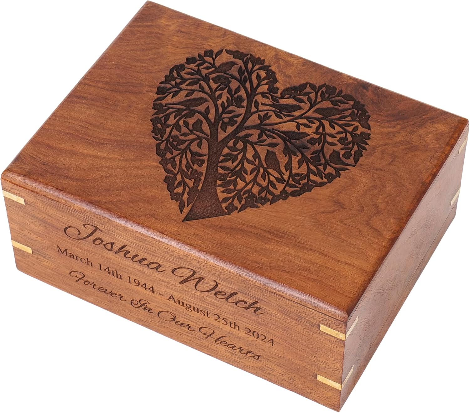 Custom Heart Urn for Human Ashes - 170 lbs Capacity