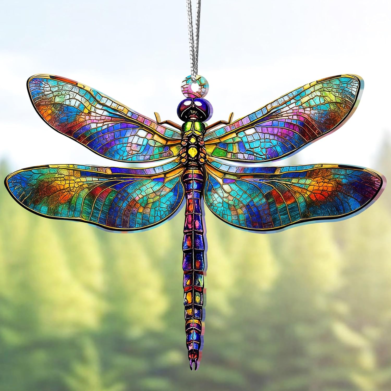 Dragonfly Gifts for Women Stained Glass Decor
