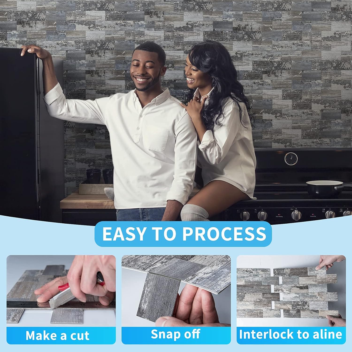 Art3d 10-Sheet Peel and Stick Backsplash Tiles for Kitchen and Bathroom Decor