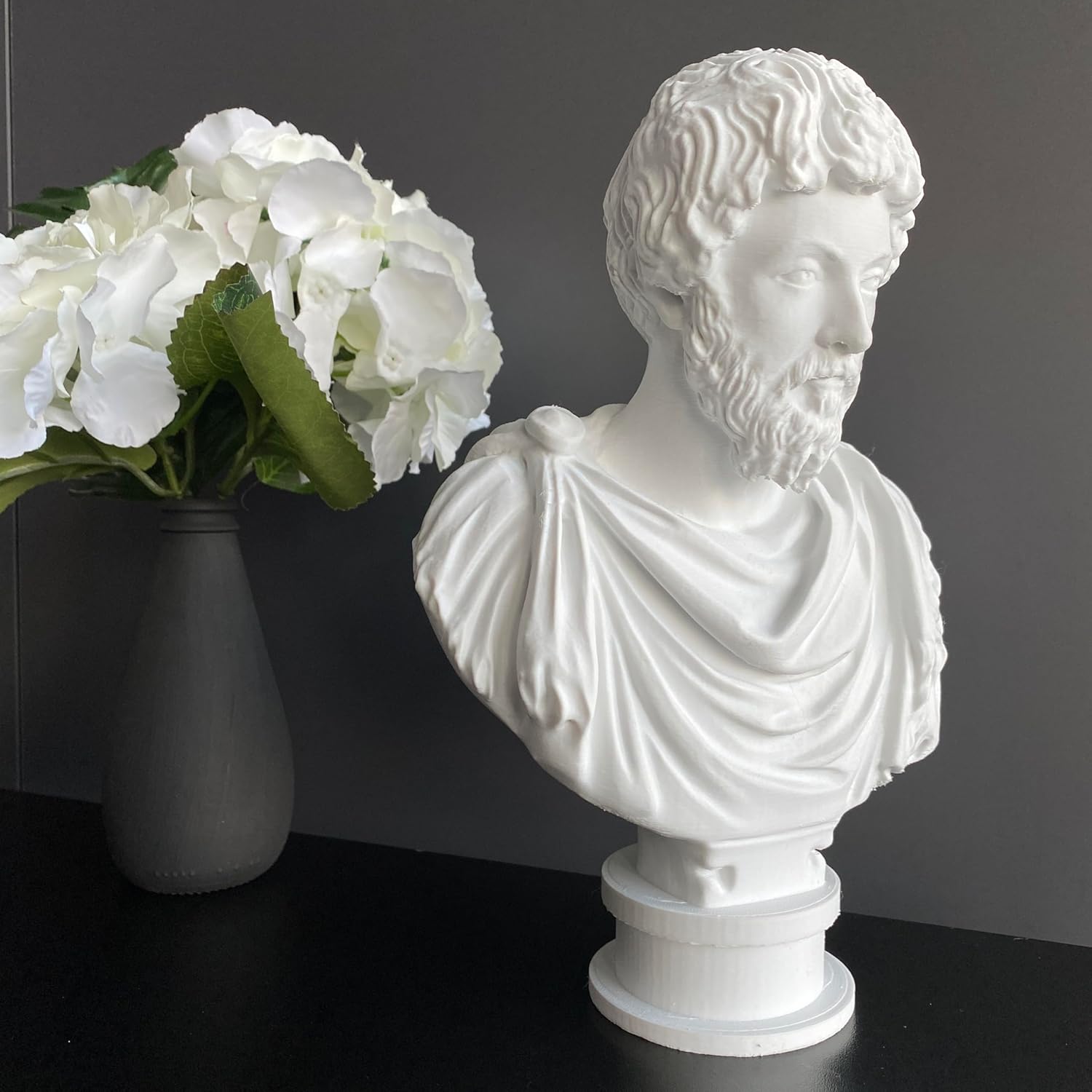 Handmade M Aurelius Statue Bust 10 Inches Roman Emperor Sculpture