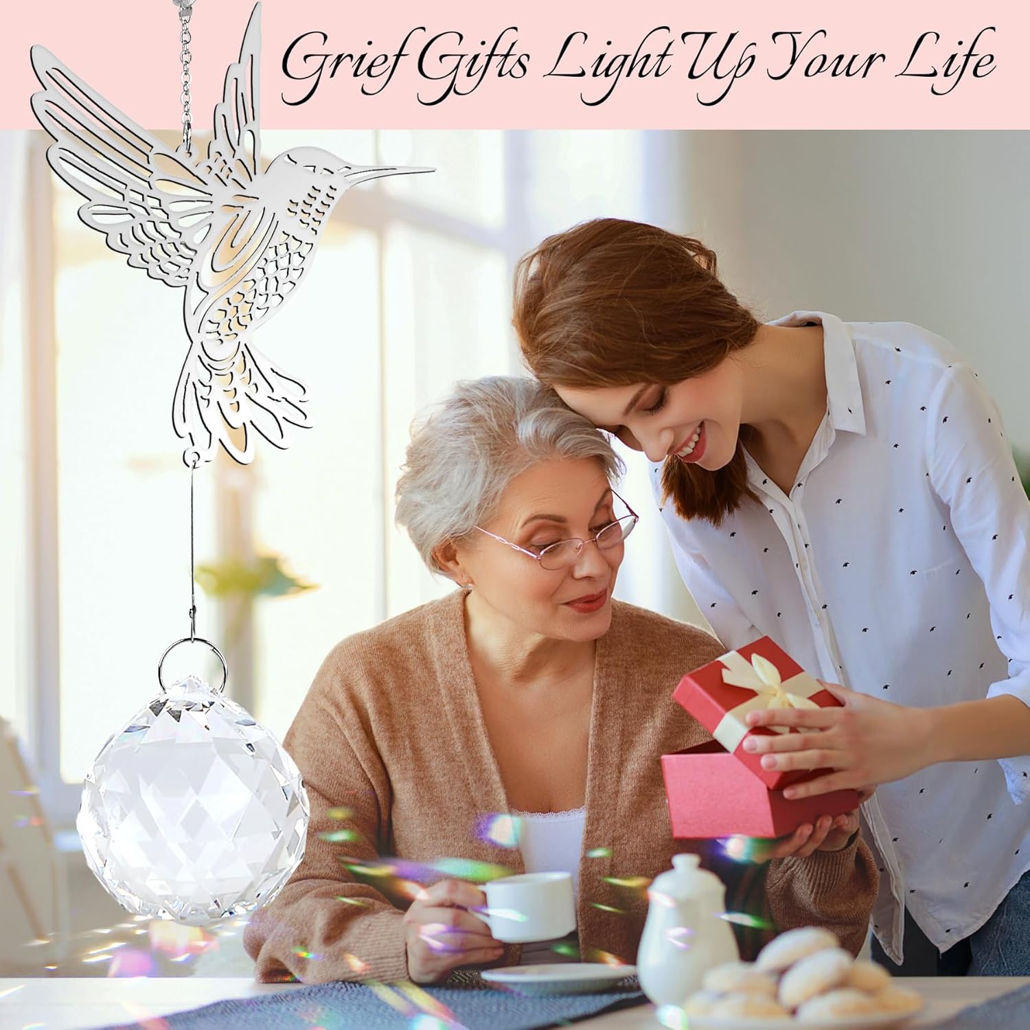 Modern Memorial Gifts - 40mm Crystal Ball Suncatcher