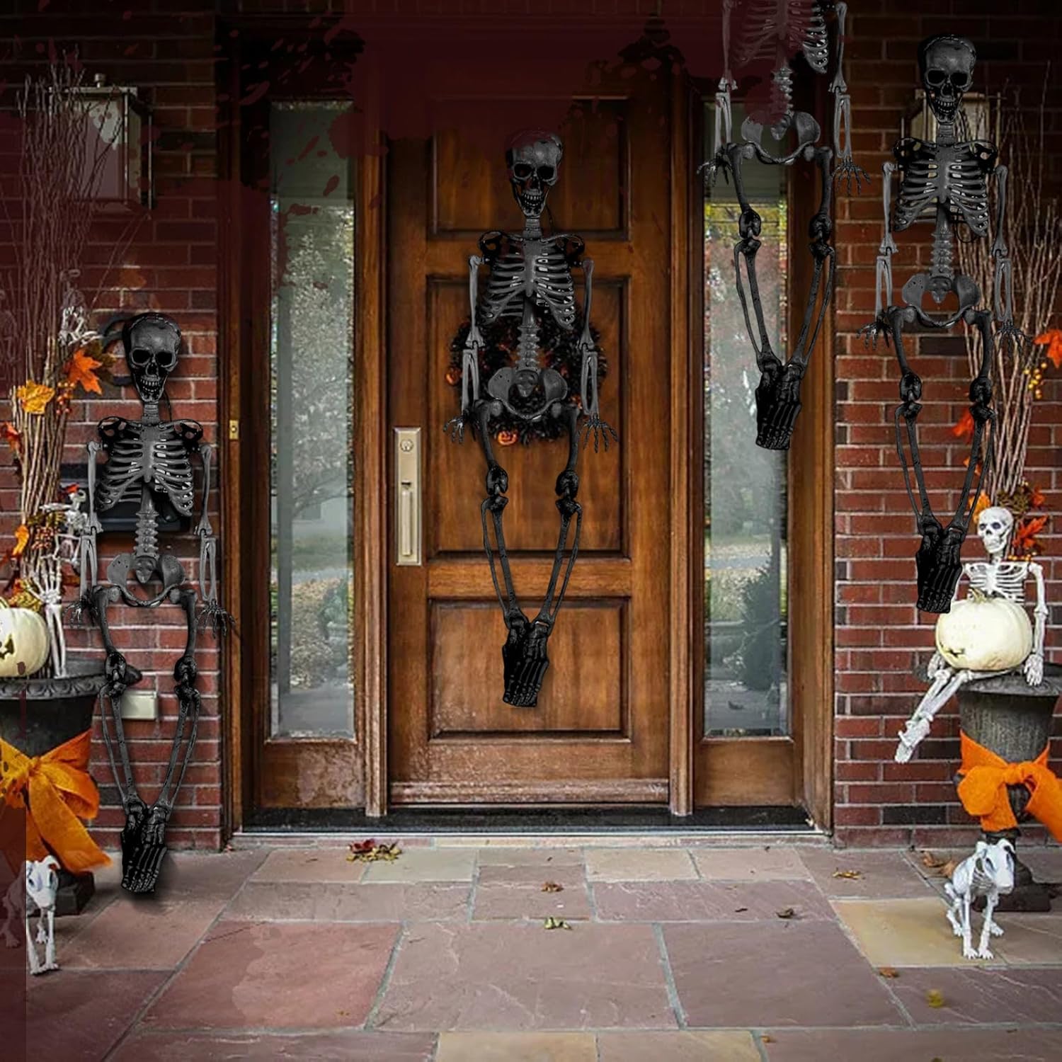 Realistic 3ft Halloween Skeleton Prop with Movable Joints