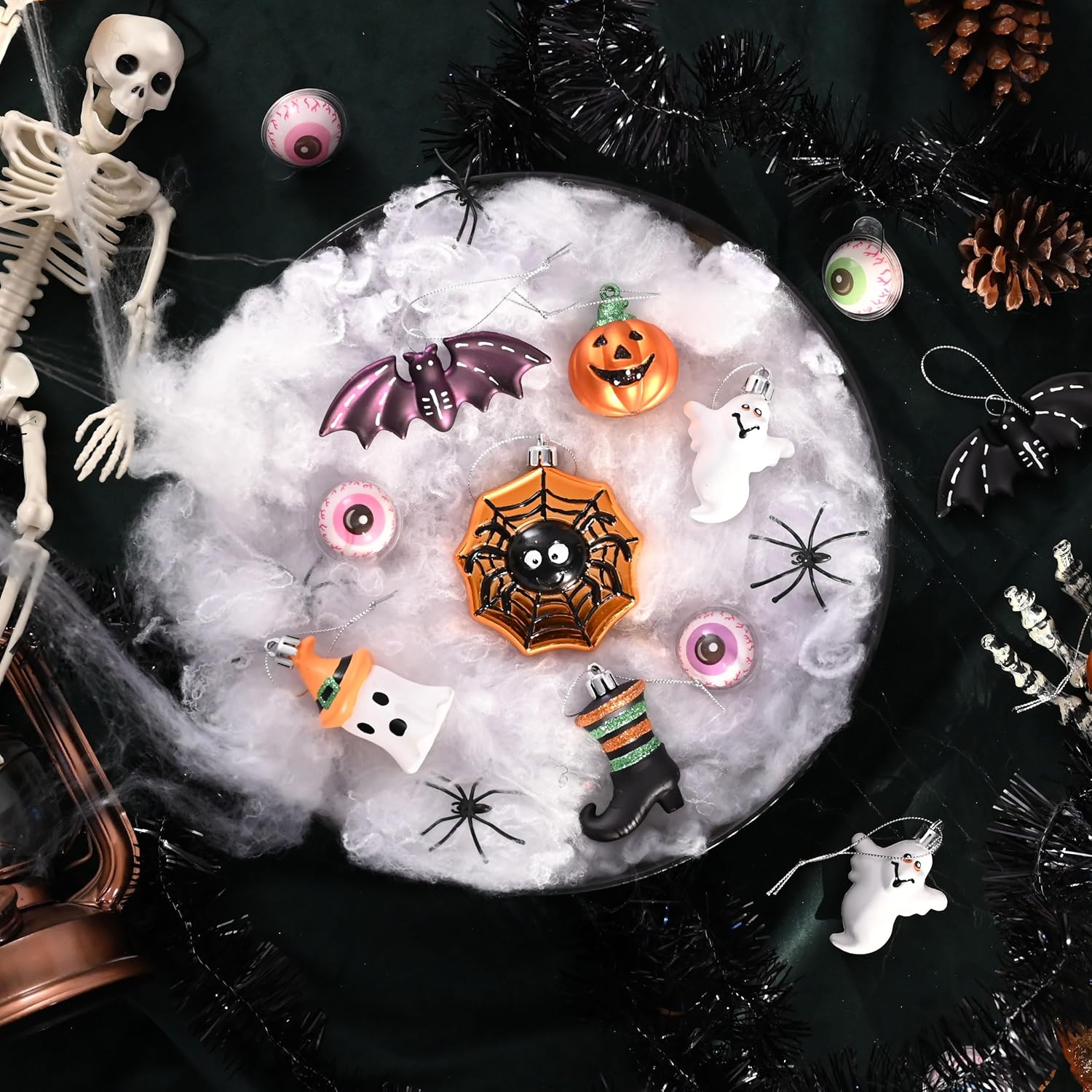 Valery Madelyn Halloween Ornaments Set for Mini Tree 12pcs