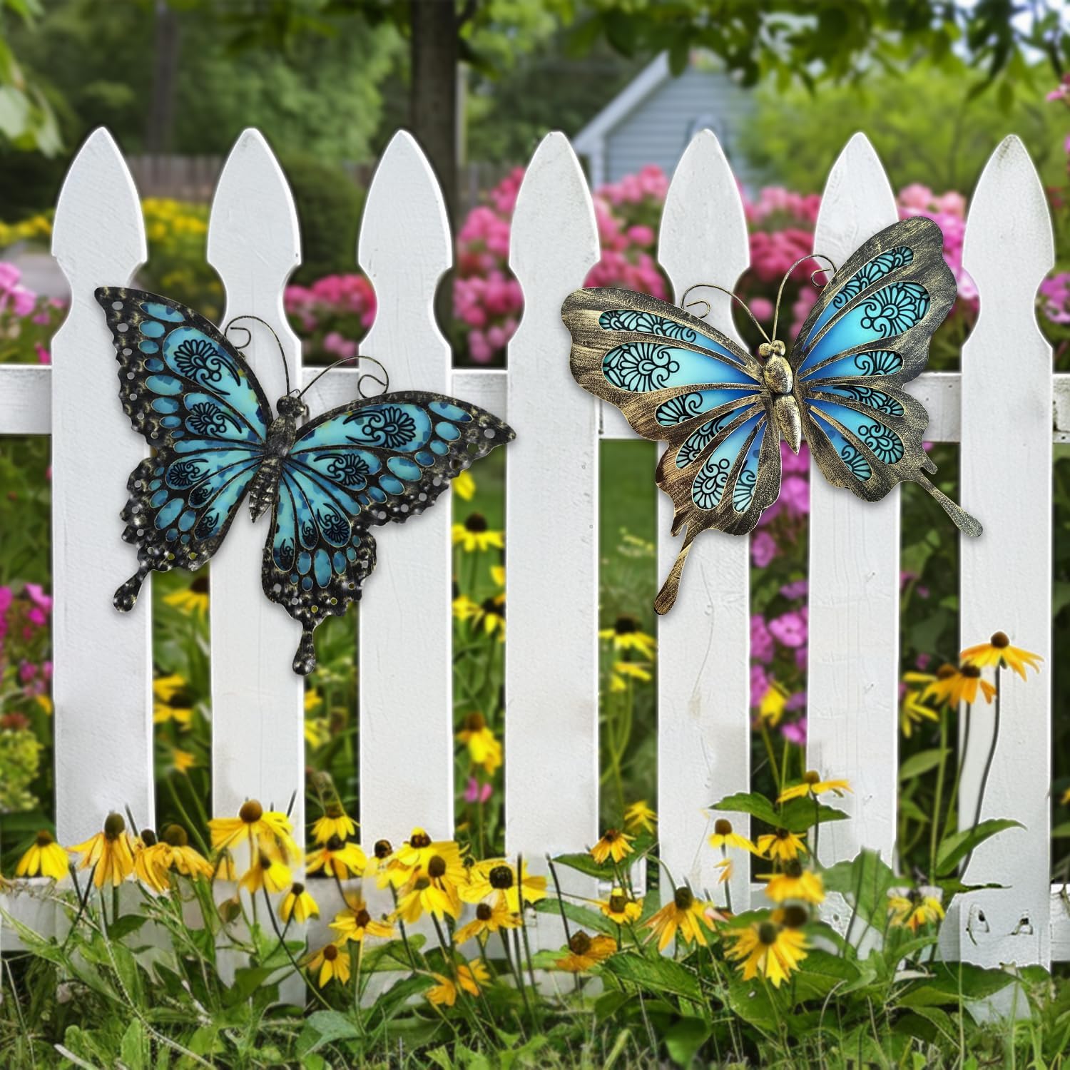 Liffy Metal Butterfly Wall Decor 2Pack