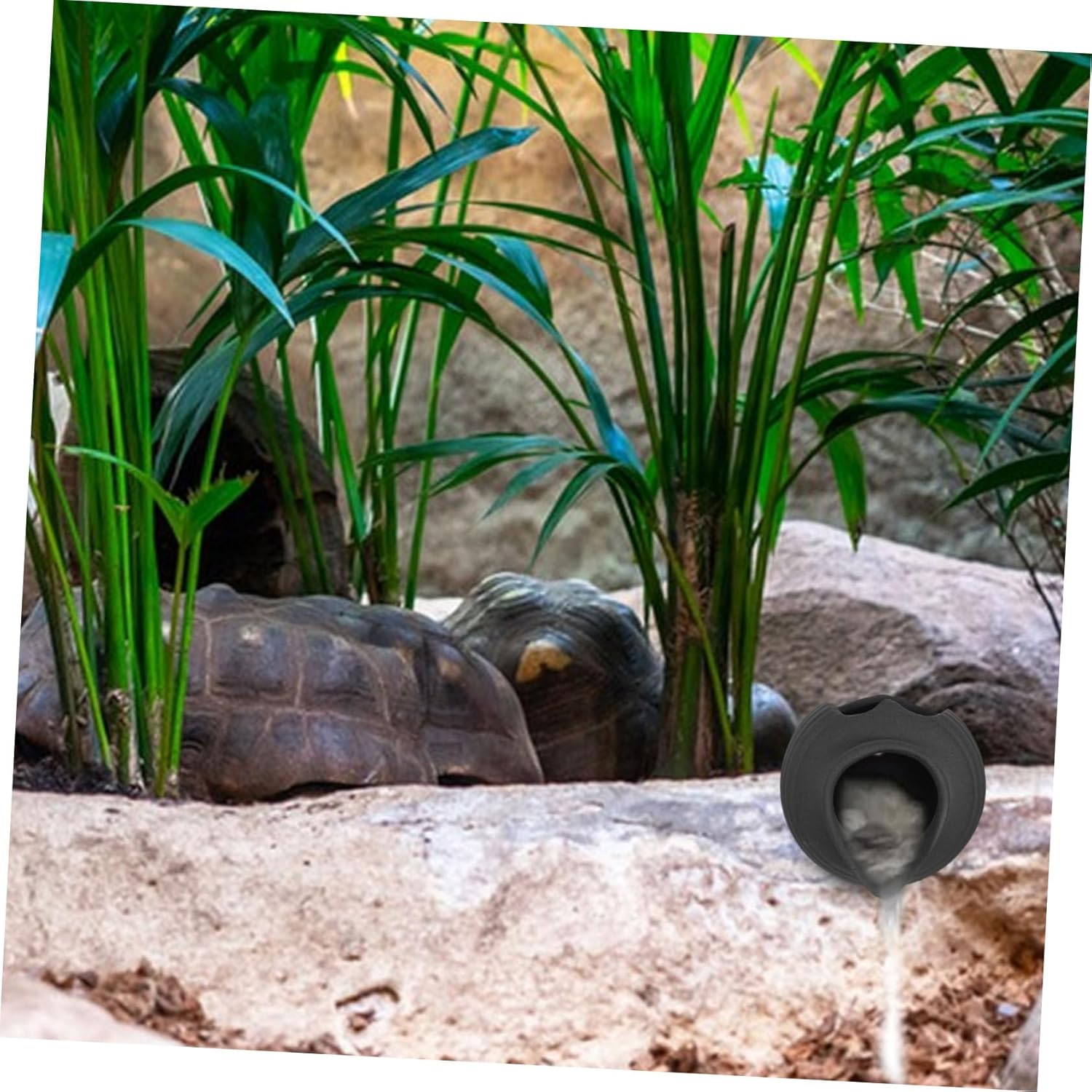 Amosfun Ceramic Fountain Jar Water Circulation Decorative Waterfall Jar for Indoor Outdoor Use