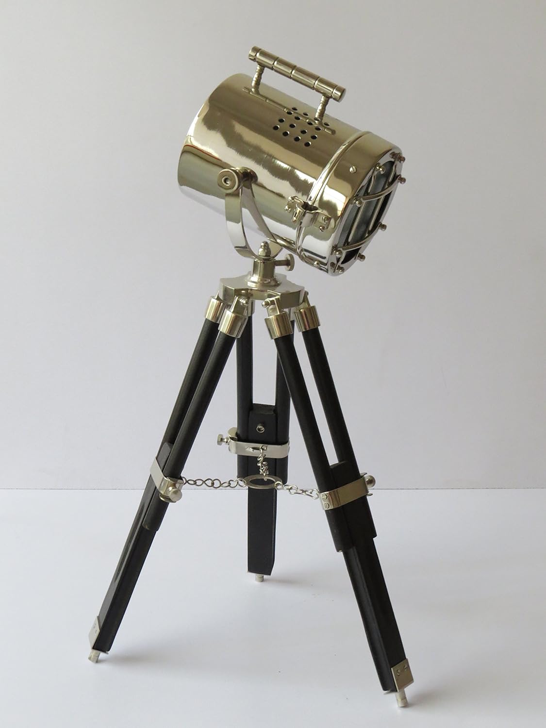 NauticalMart German Style Desktop Search Light with Tripod Stand 1