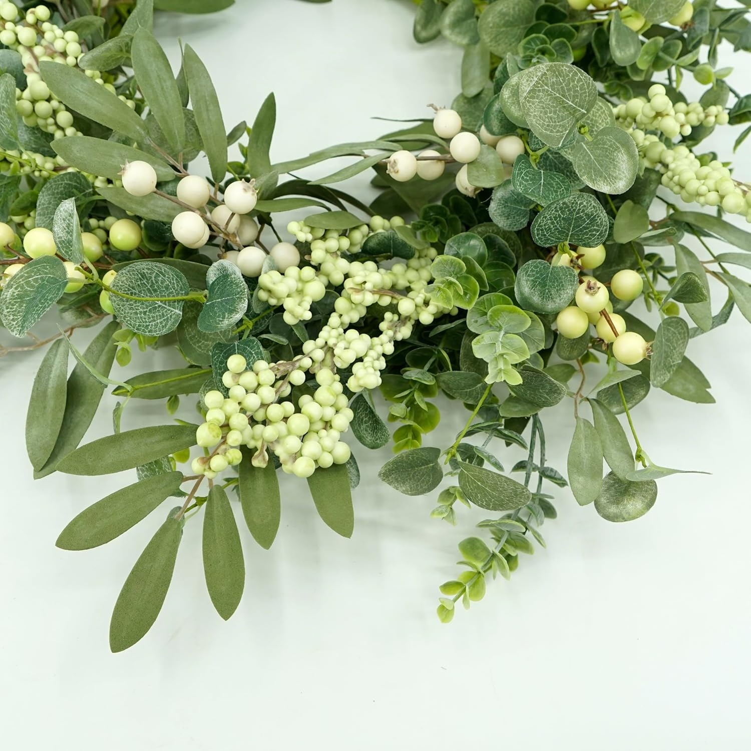 Green Eucalyptus Wreath Front Door Decor