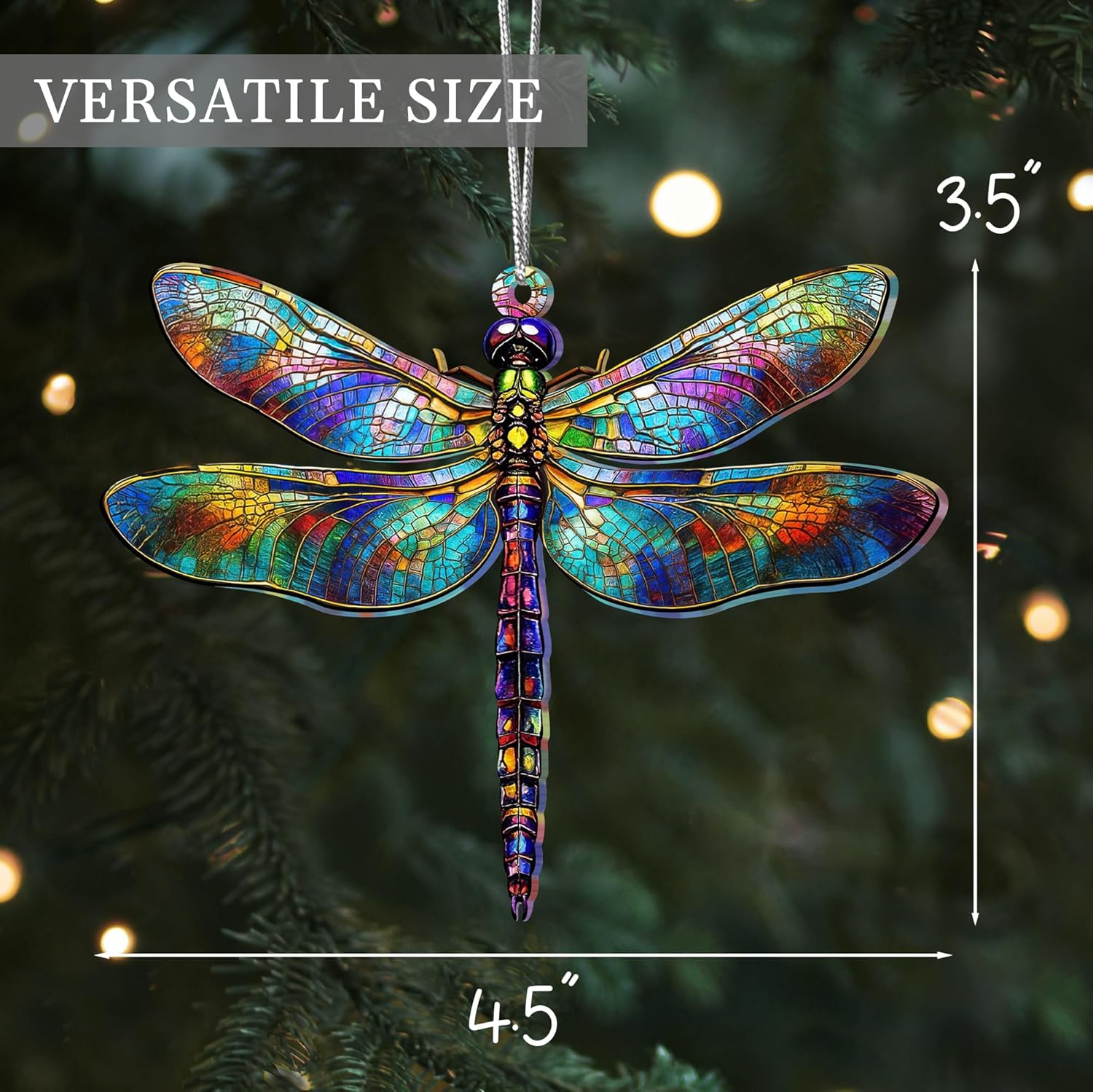 Dragonfly Gifts for Women Stained Glass Decor