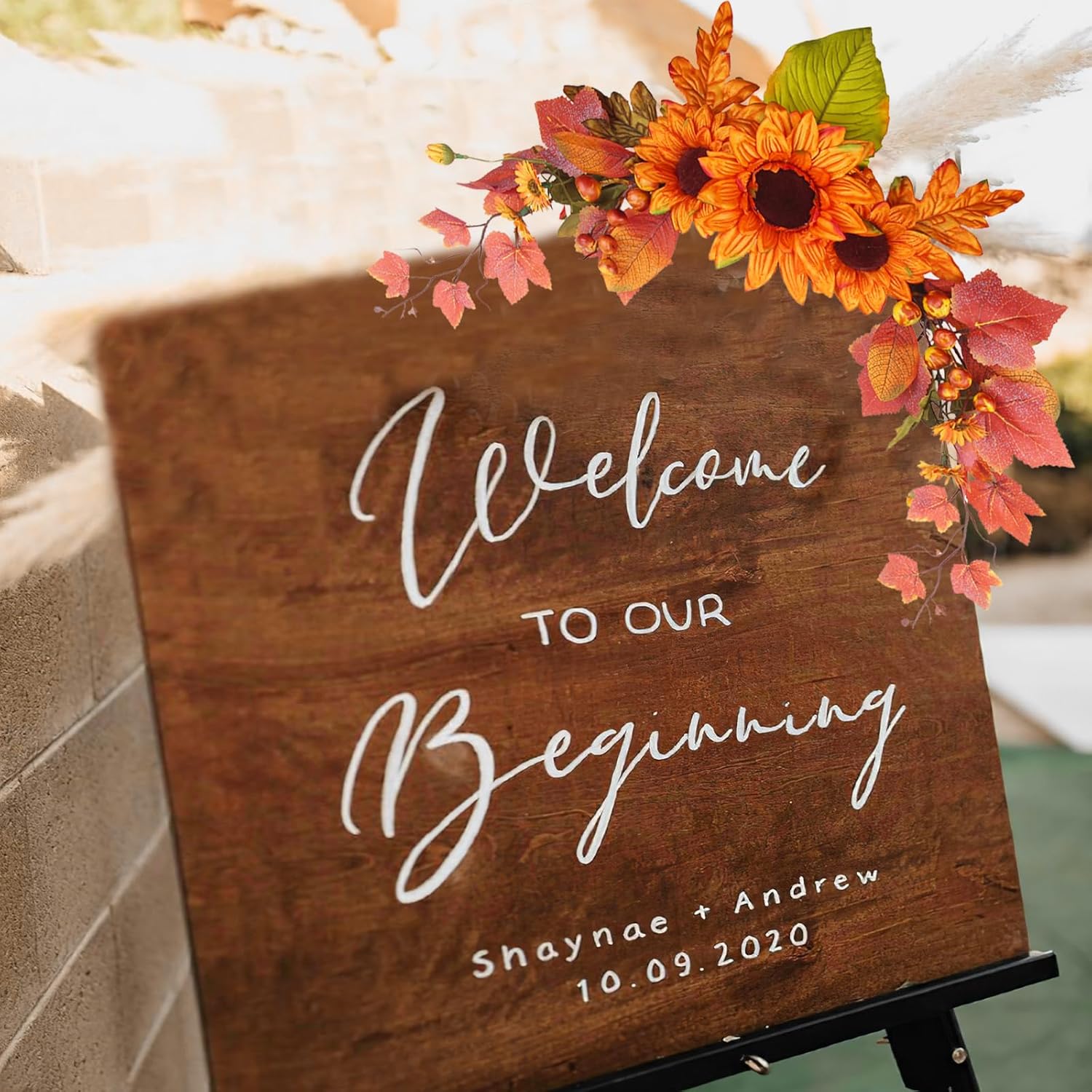 Fall Swag Artificial Flowers for Autumn Decoration