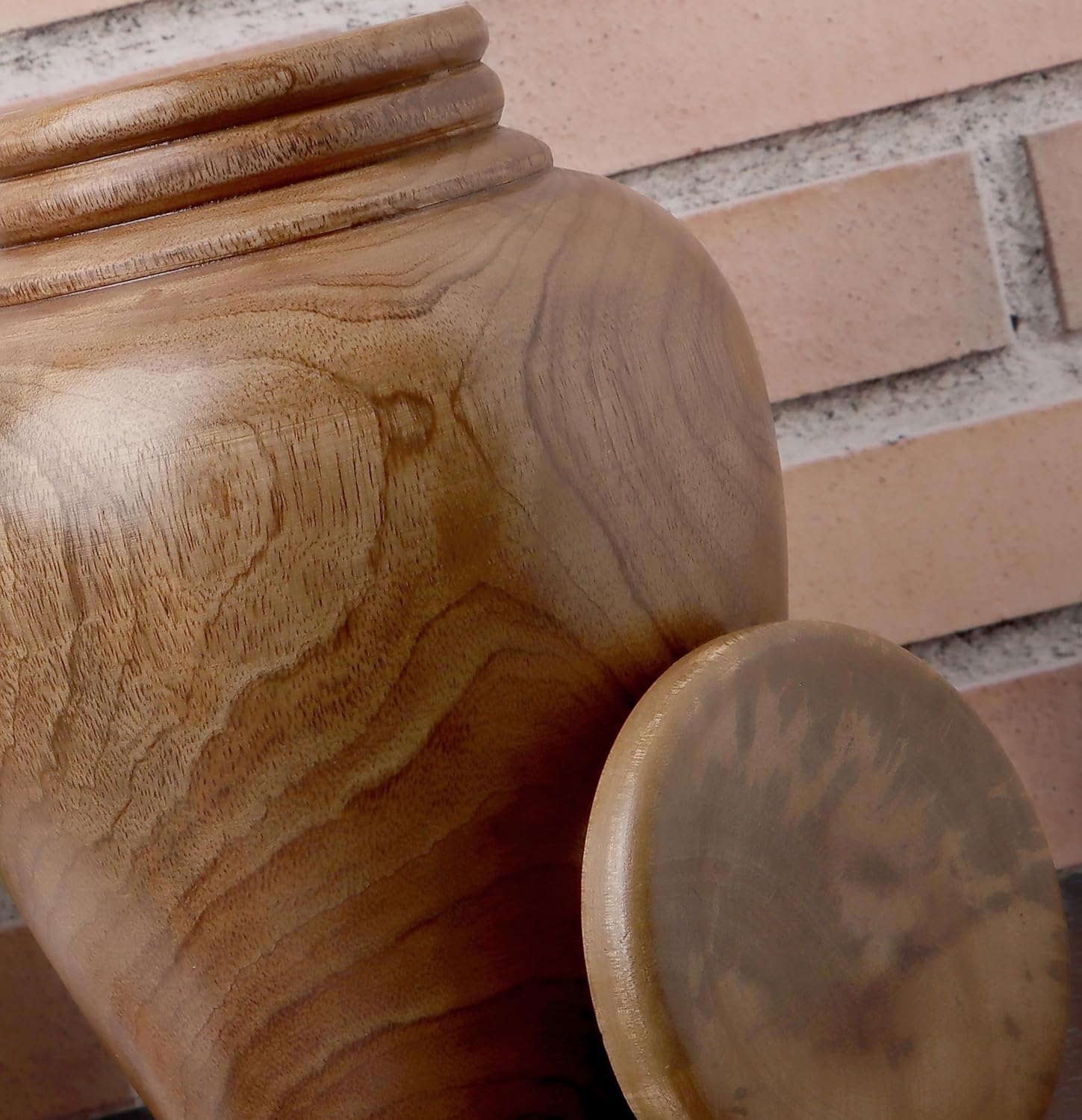 Wooden Cremation Urn for Human Ashes Handcrafted
