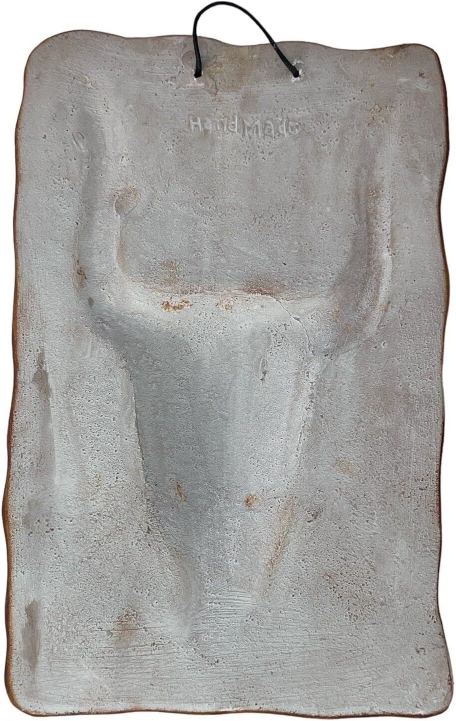 Bull Head Double Axe Minoan Symbol Ceramic Tile Wall Relief Decor