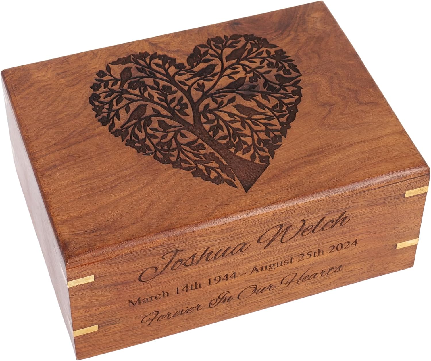 Custom Heart Urn for Human Ashes - 170 lbs Capacity