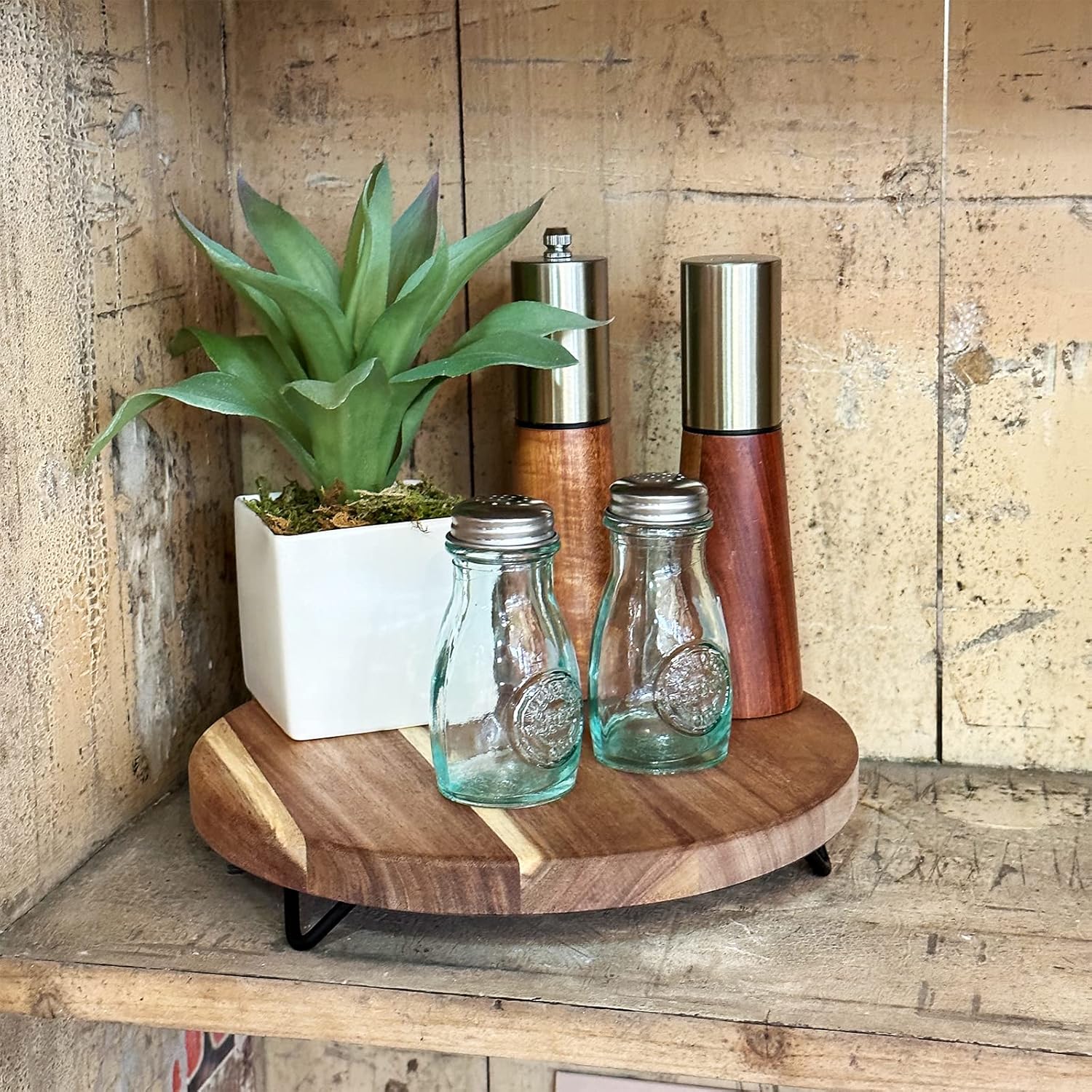 Wood Riser for Display 10-Inch Farmhouse Decor Tray