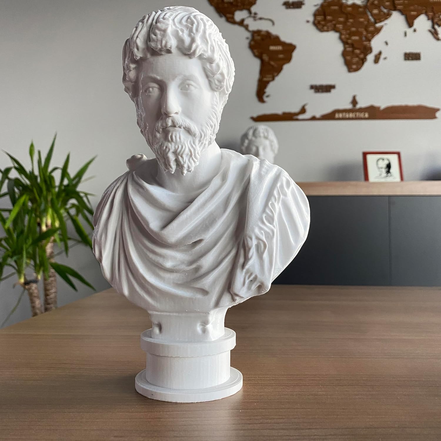Handmade M Aurelius Statue Bust 10 Inches Roman Emperor Sculpture