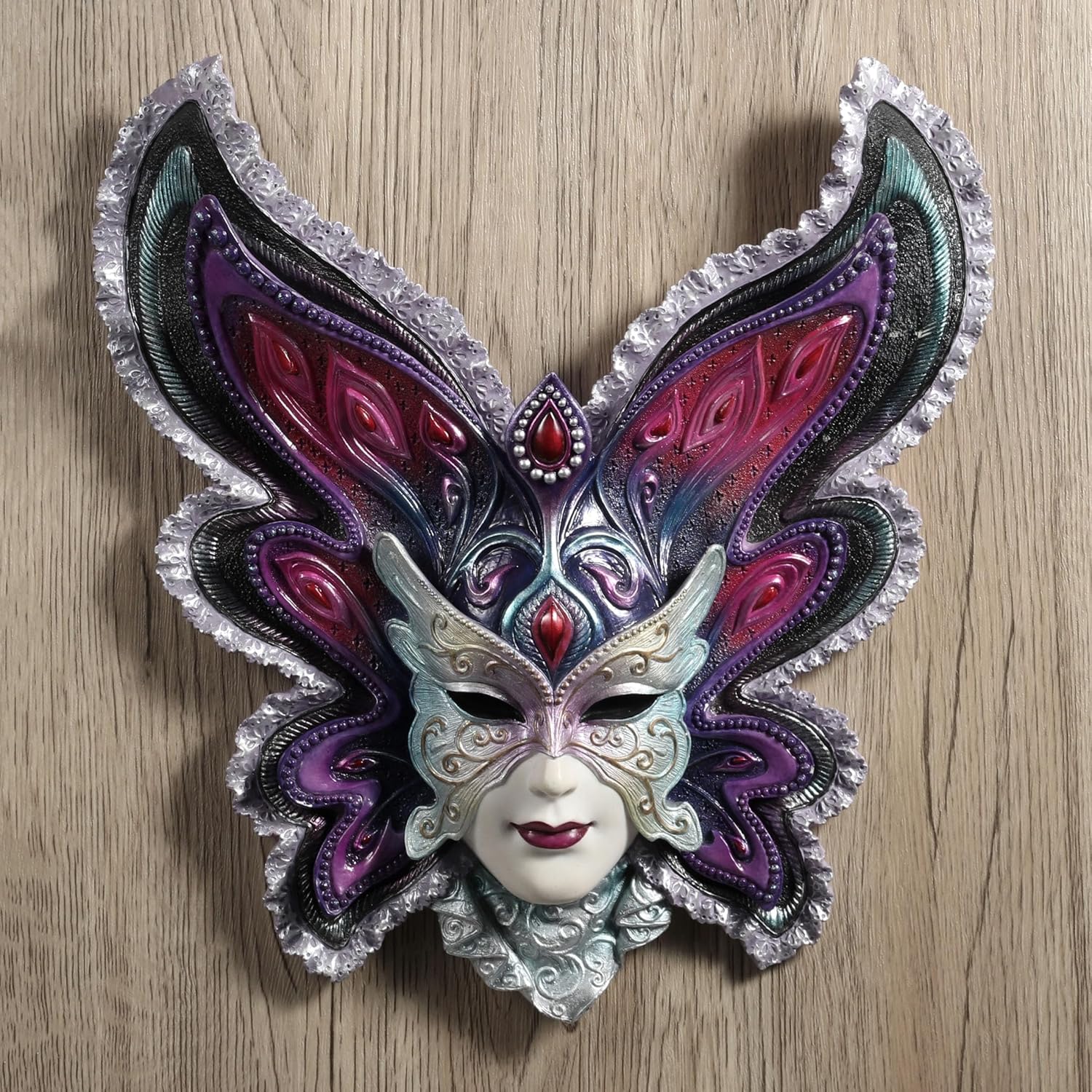 Veronese Design 11 38 Inch Butterfly Venetian Mask Sculpture
