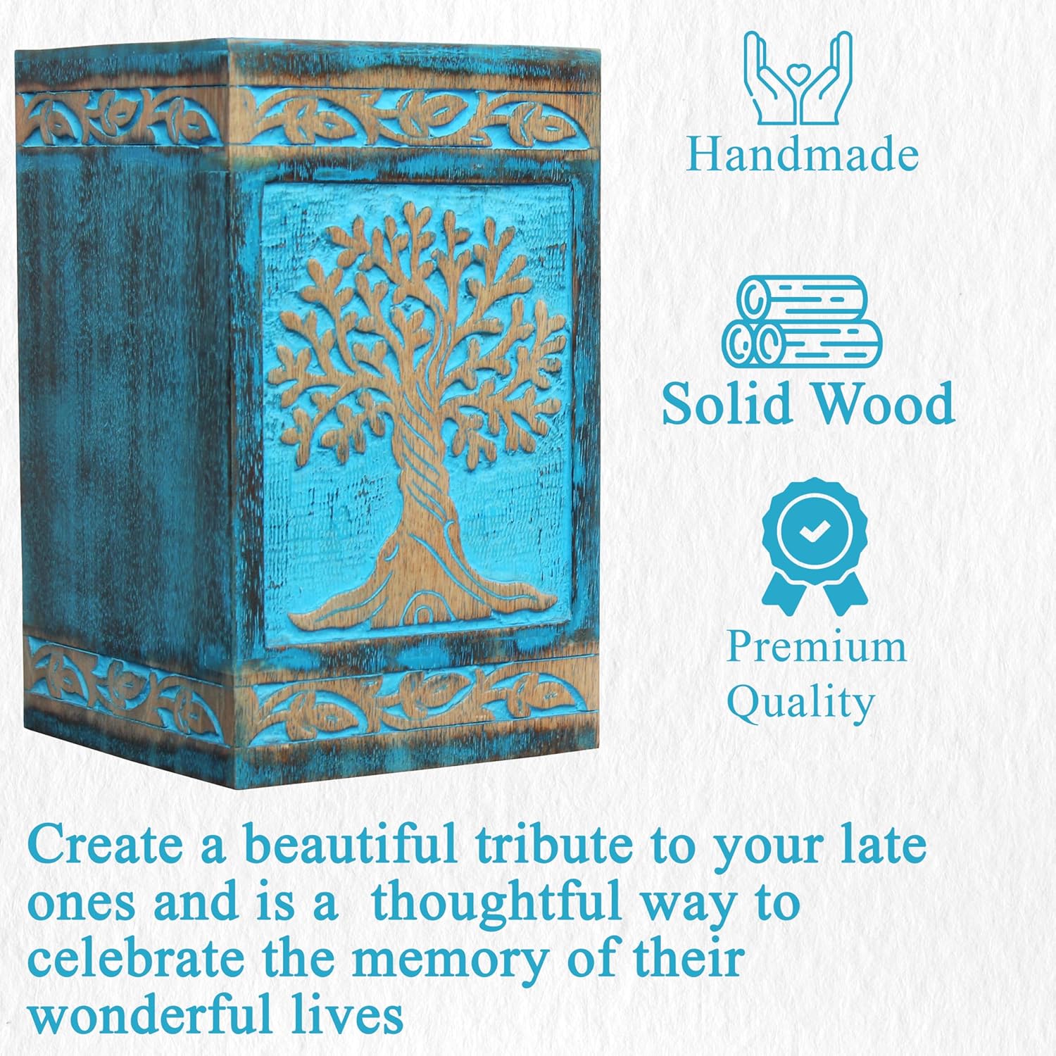 Wooden Urns for Cremation Ashes - Dignified Decorative Choice
