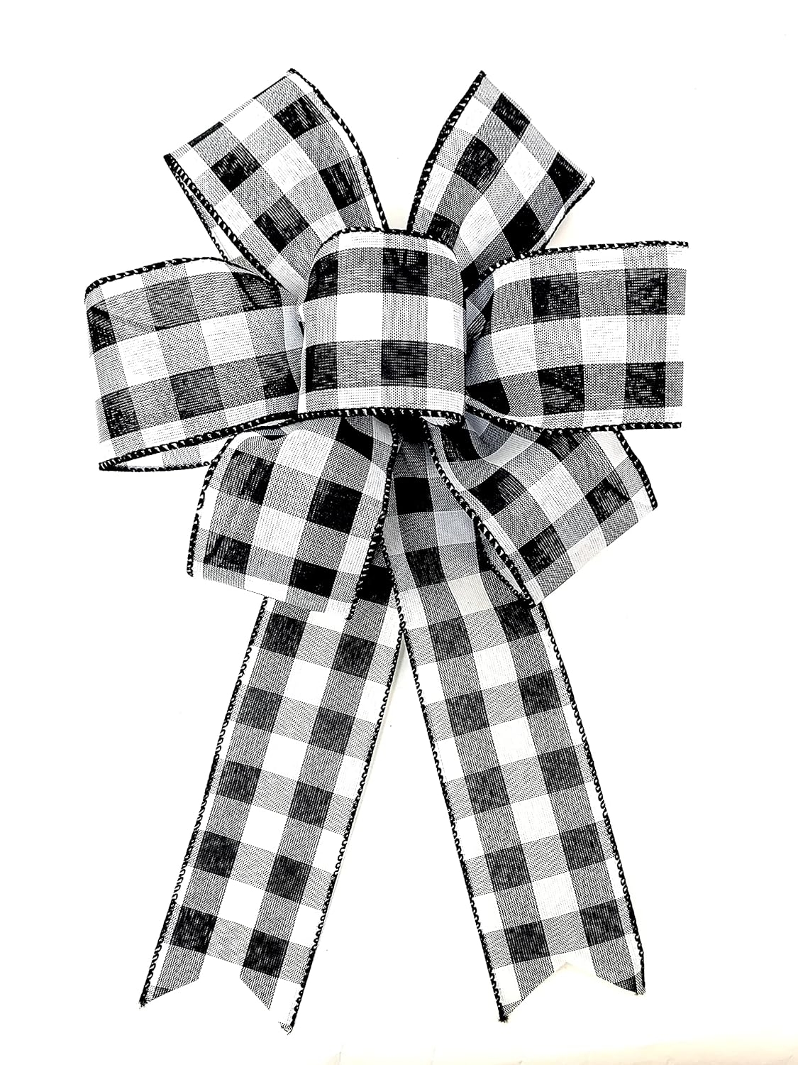 3 Pack Buffalo Plaid Wreath Bows Large Gift Bows