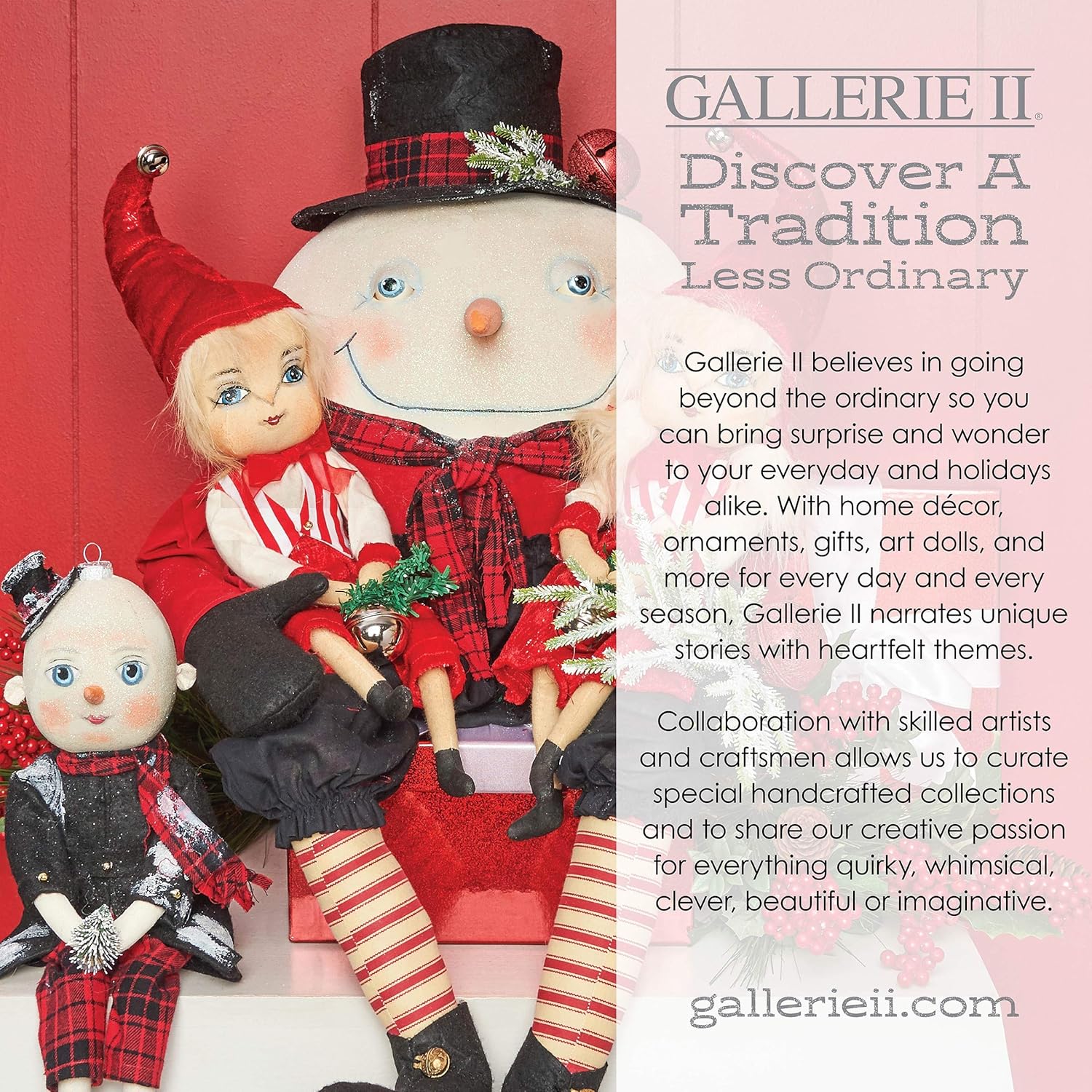 Gallerie II 9 Inch Clap Saddle Christmas Decor