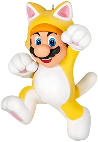 Hallmark Keepsake Christmas Ornament 2023 Super Mario Cat