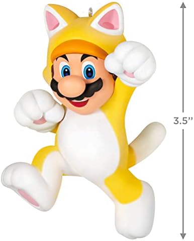 Hallmark Keepsake Christmas Ornament 2023 Super Mario Cat