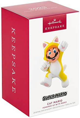 Hallmark Keepsake Christmas Ornament 2023 Super Mario Cat