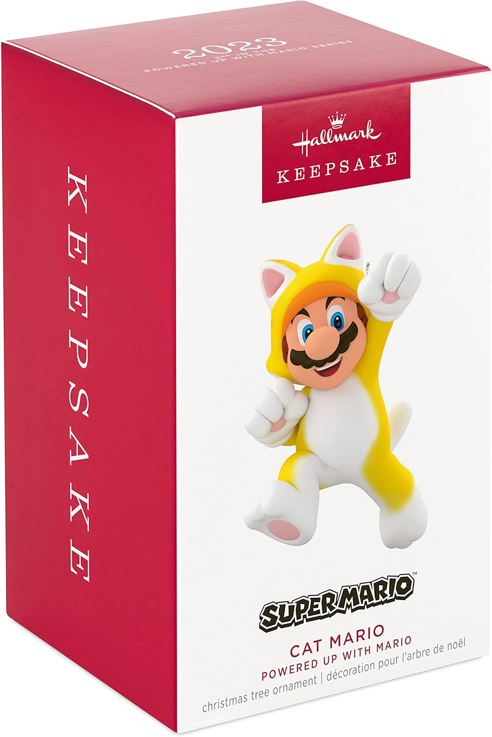 Hallmark Keepsake Christmas Ornament 2023 Super Mario Cat