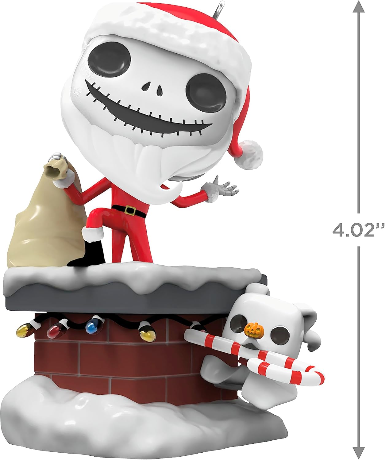 Hallmark Keepsake Christmas Ornament 2023 Disney Tim Burton Funko POP Jack Skellington Zero