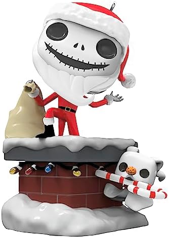 Hallmark Keepsake Christmas Ornament 2023 Disney Tim Burton Funko POP Jack Skellington Zero
